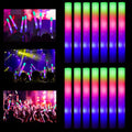 Glow Sticks Bulk 32 Pcs LED Foam Sticks - Long-Lasting Party Favors