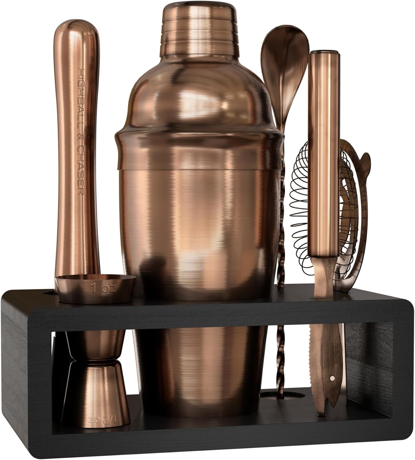 Highball & Chaser Cocktail Shaker Set for Home Bar Mixology