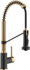 KRAUS Bolden Touchless Sensor Pull Down Kitchen Faucet - Brushed