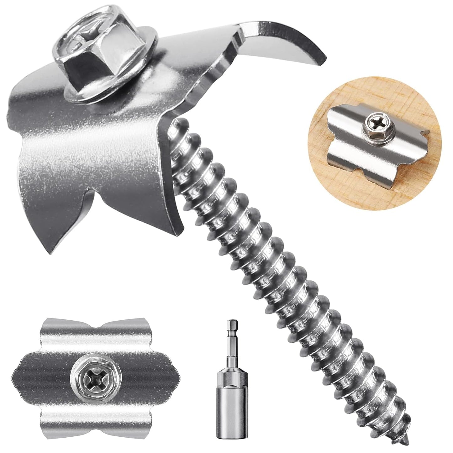 Dolibest 200PCS Stainless Steel Fence Nails for Easy Installation