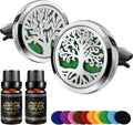 Car Air Freshener Diffuser Vent Clips Essential Oils - Long Lasting