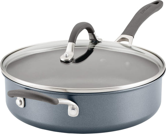 Circulon A1 Series Nonstick Induction Saute Pan with Lid 5 Quart