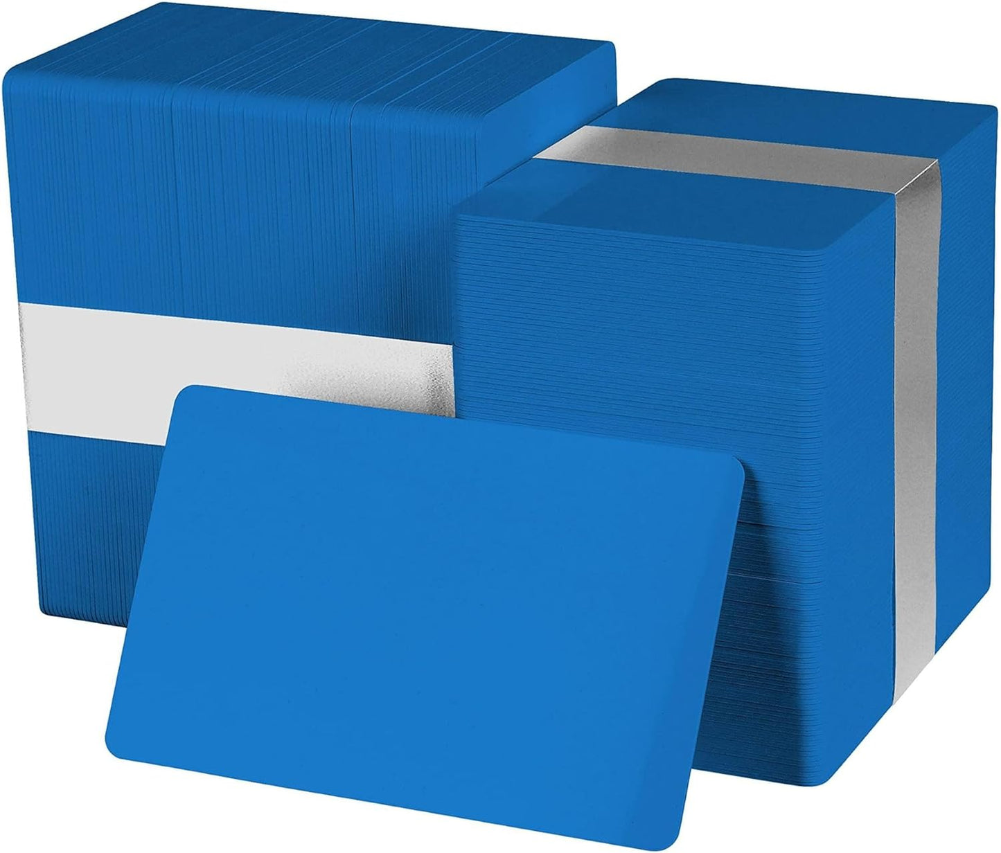 Pack of 500 Hospital Blue CR80 PVC Cards for ID Badges