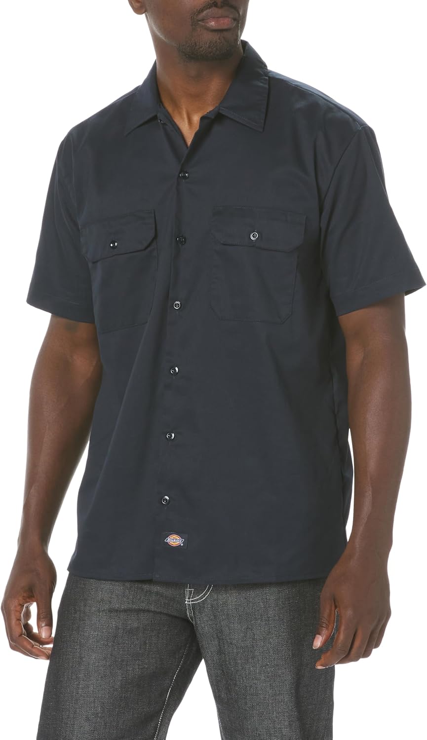 Dickies Mens Flex Relaxed Fit Short Sleeve Work Shirt Review