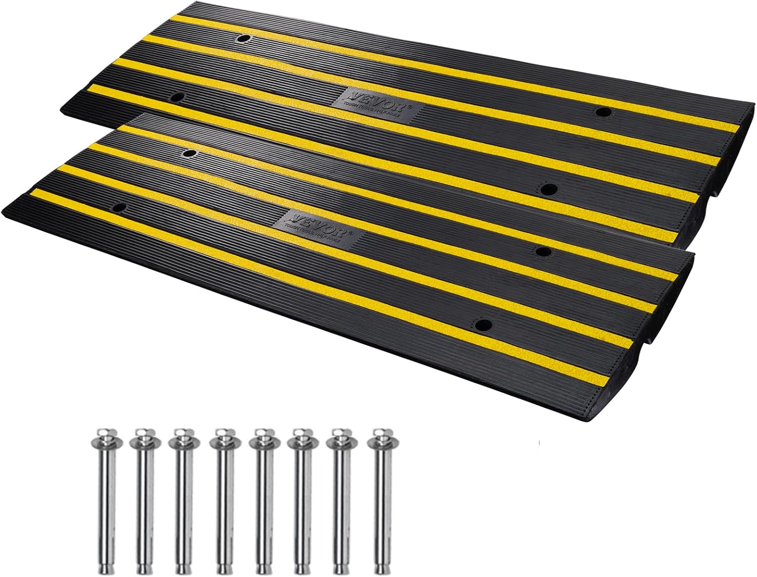 VEVOR Heavy Duty Rubber Curb Ramps for Driveway Access