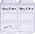 60 Pack Guest Checks Books Bulk Server Note Pad - 3000 Double-Sided