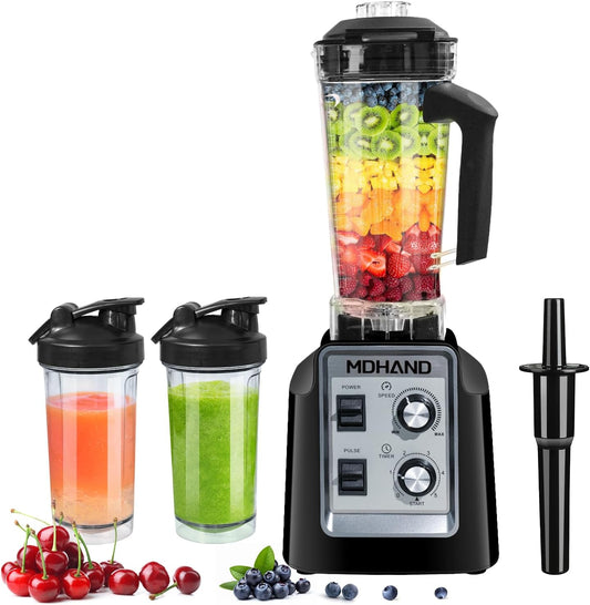 MDHAND 1400W Smoothie Blender: Speed & Precision for Perfect Blends