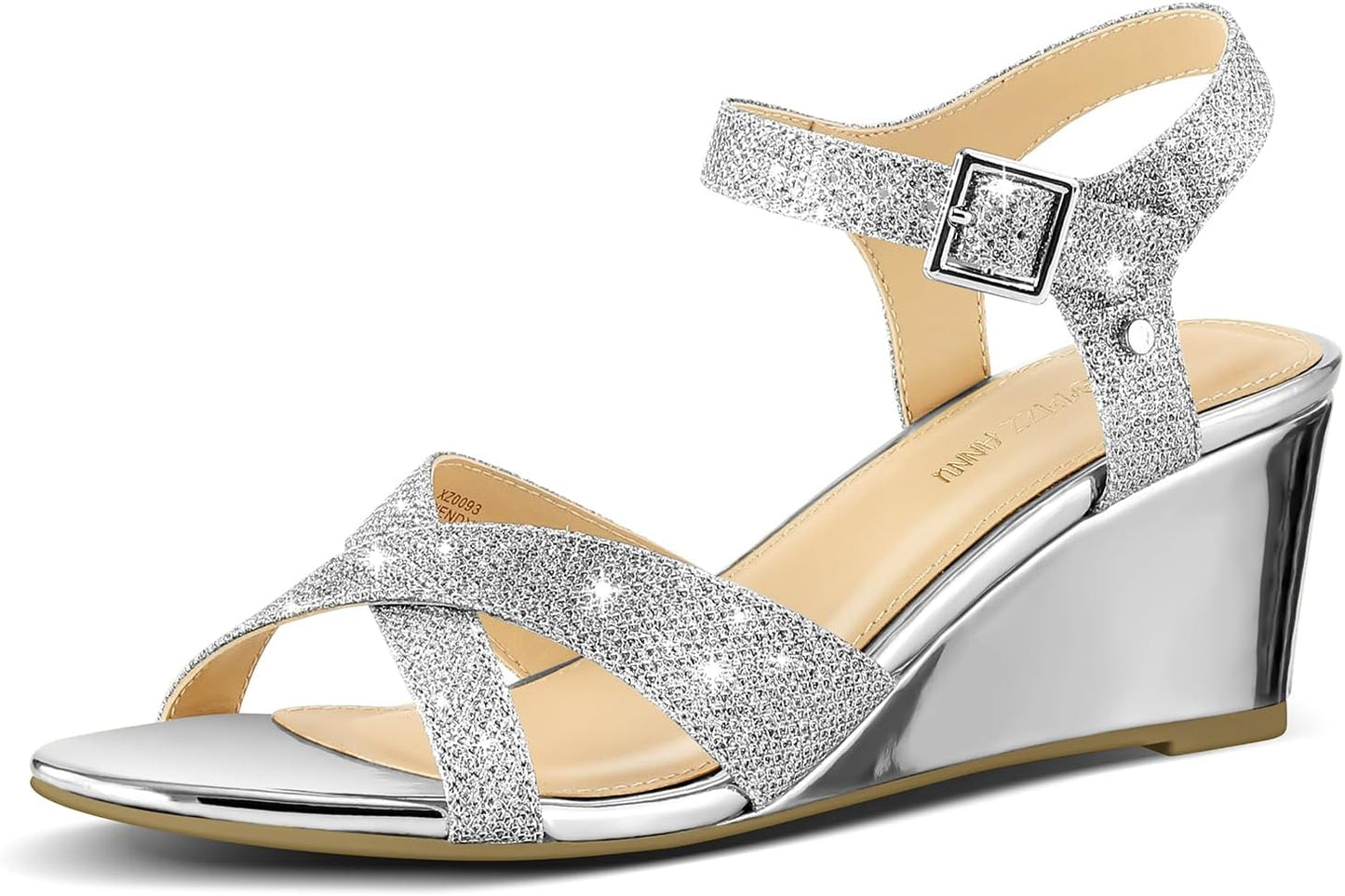 Wendy Low Wedge Sandals for Women - Stylish Casual Summer Shoes