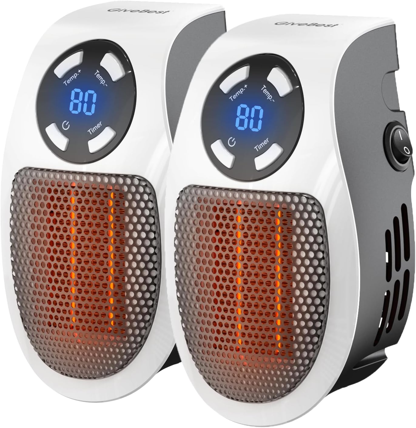 GiveBest 450 Watt Space Heater with LED Display for Indoor Use