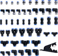 53 Pcs Quick Connect Air Hose Fittings Kit - Complete Pneumatic Set