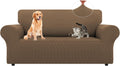Stretch Loveseat Sofa Slipcover Camel - 78-94 in Snug Fit