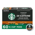 Starbucks K-Cup Coffee Pods Medium Roast 2X Caffeine - Extra Boost