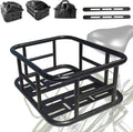 Bike Basket Rear Large Bicycle Back Basket - Heavy Duty Cargo