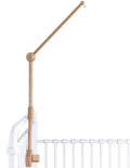 Baby Crib Mobile Arm Wooden Holder - 31 in Natural Beechwood
