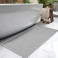 Bath Mat 24in x 70in Grey - Absorbent Quick Dry Bath Rug