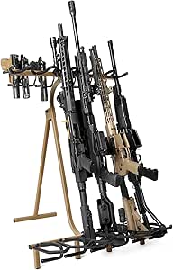 Savior Equipment Mobile Firearm Rack for 6 Rifles and 8 Pistols