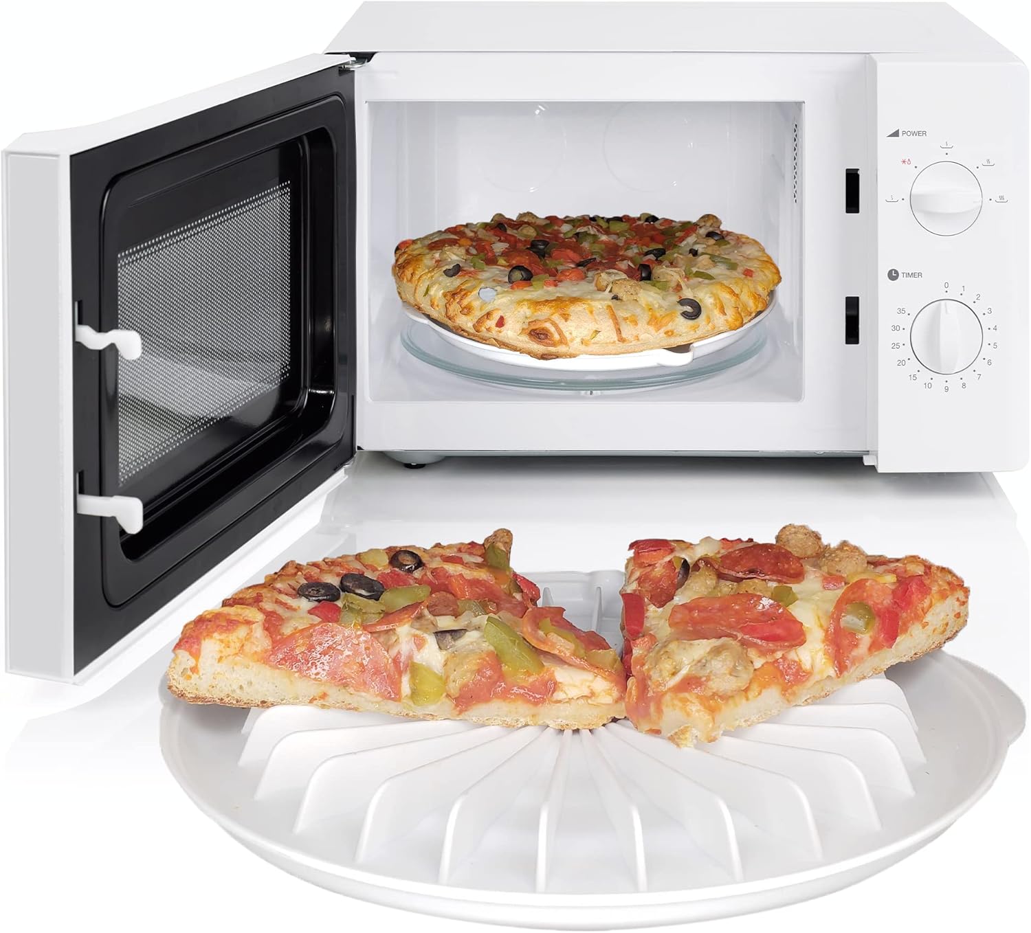 BPA-Free Pizza Reheater Tray by Kitchen Discovery