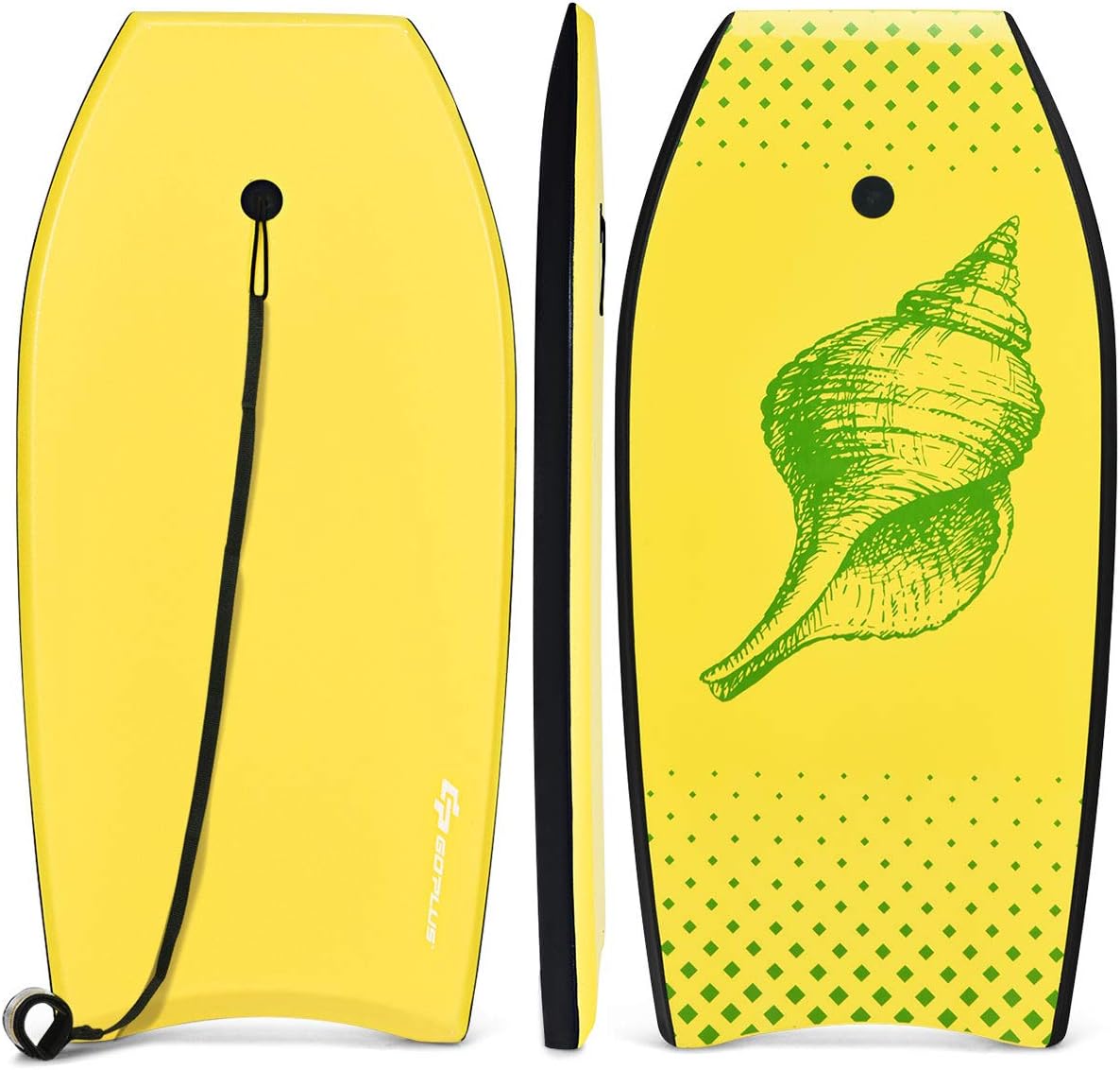 Goplus Lightweight Body Board for Beach Surfing Fun and Fitness