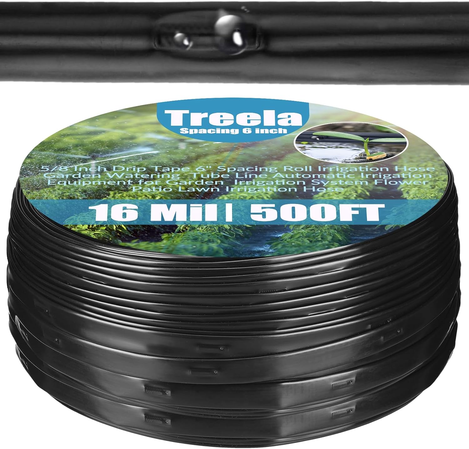 500ft 5/8 Inch Drip Tape for Efficient Garden Irrigation