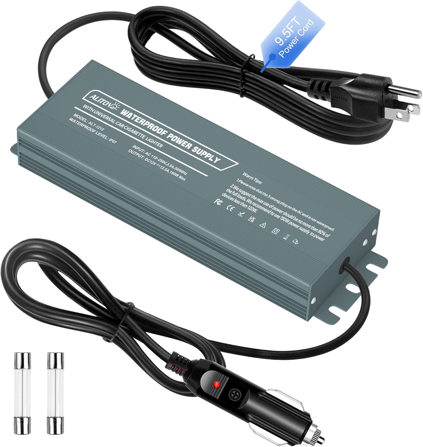 Waterproof 12V Power Adapter for GMG Grills - ALITOVE