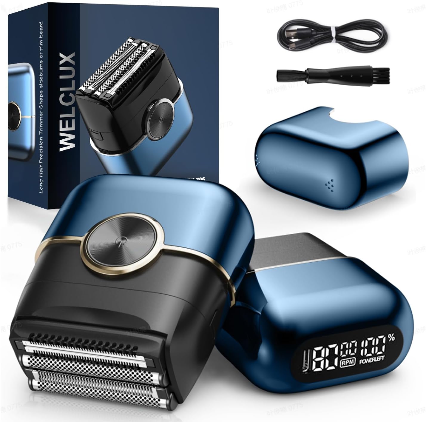 Electric Foil Shavers for Men with 4 Floating Blades & LED Display