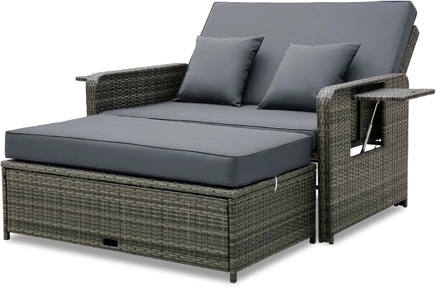 Tangkula Patio Rattan Daybed Set for Ultimate Outdoor Comfort