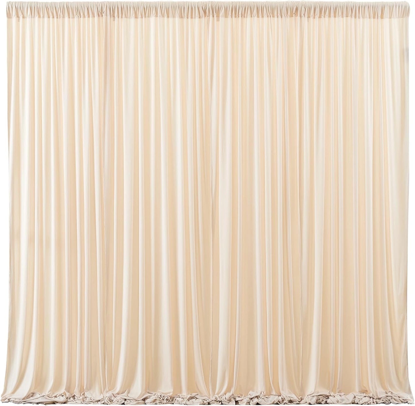 Deep Champagne Backdrop Curtain Set for Stunning Event Decor