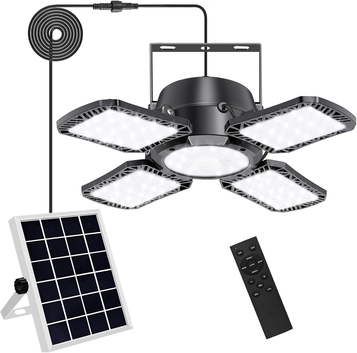 Aqonsie Solar Shed Light with Motion Sensor for Indoor Outdoor Use