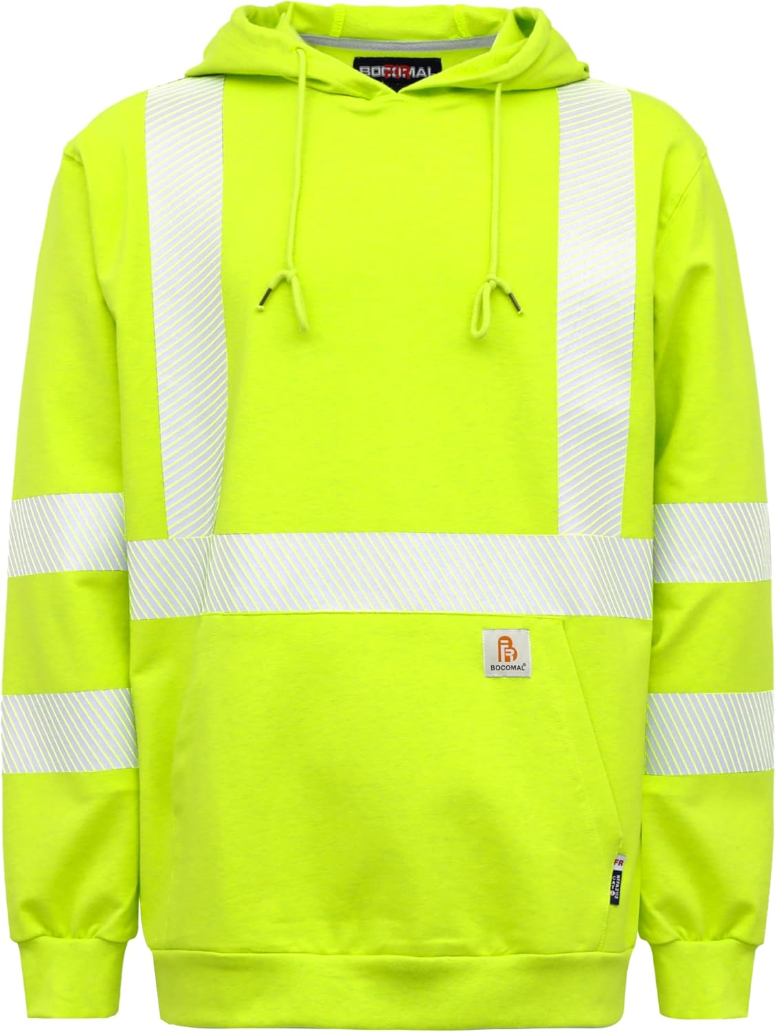 BOCOMAL FR Hoodie: Hi-Vis & Flame Resistant