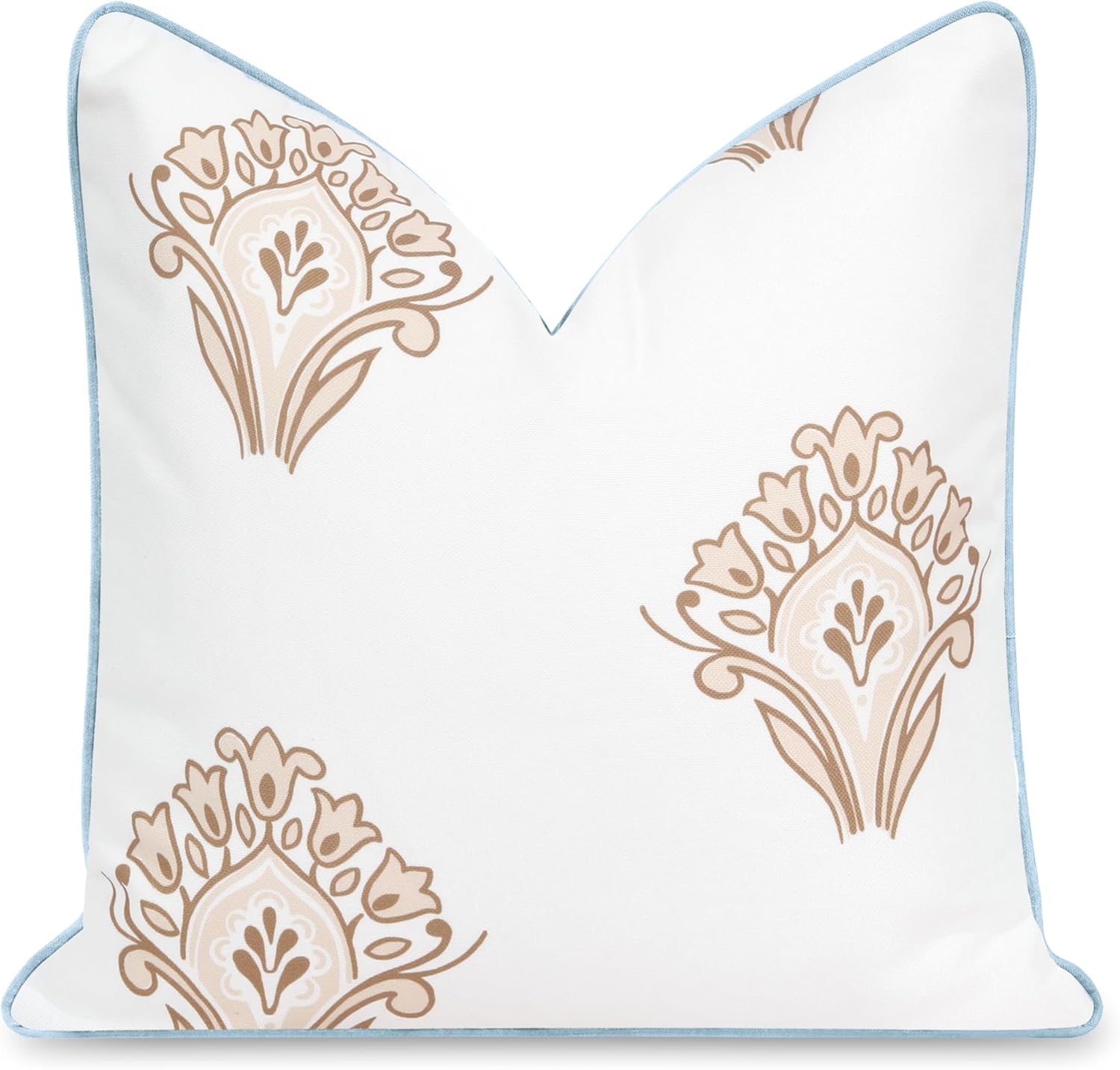 Hofdeco Premium Coastal Throw Pillow Cover for Indoor Outdoor Use