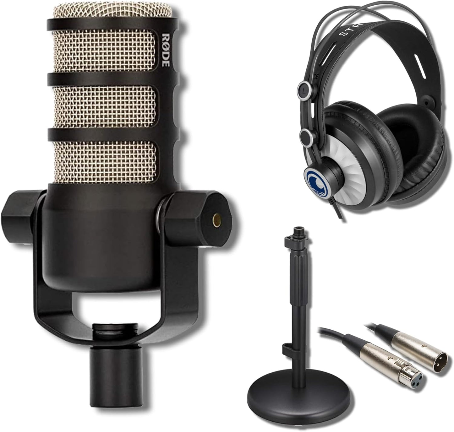Rode PodMic Dynamic Podcast Microphone with Accessories for Creators