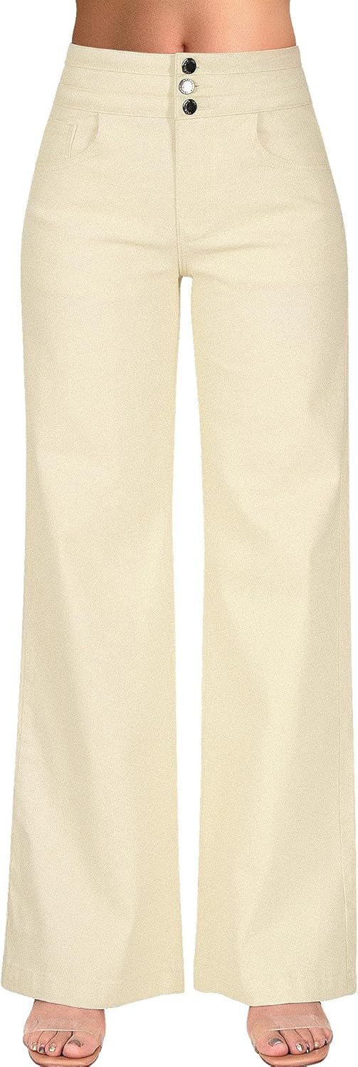 Wide Leg Jeans for Women: Casual High Waisted Stretch Denim