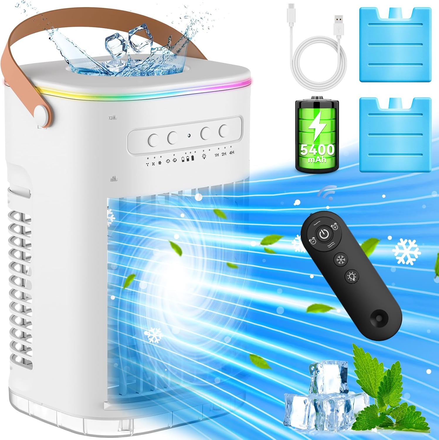 BALKO Portable Evaporative Air Cooler - Stay Cool Anywhere!