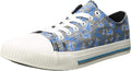 FOCO Women's NFL Low Top Sneakers with Eye-Catching Glitter