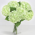 Real Touch Hydrangea Artificial Flowers 6 Pcs - Lifelike 21in Stems