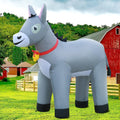 Donkey Christmas Inflatable 6FT Yard Decor - Built-in LED Lights
