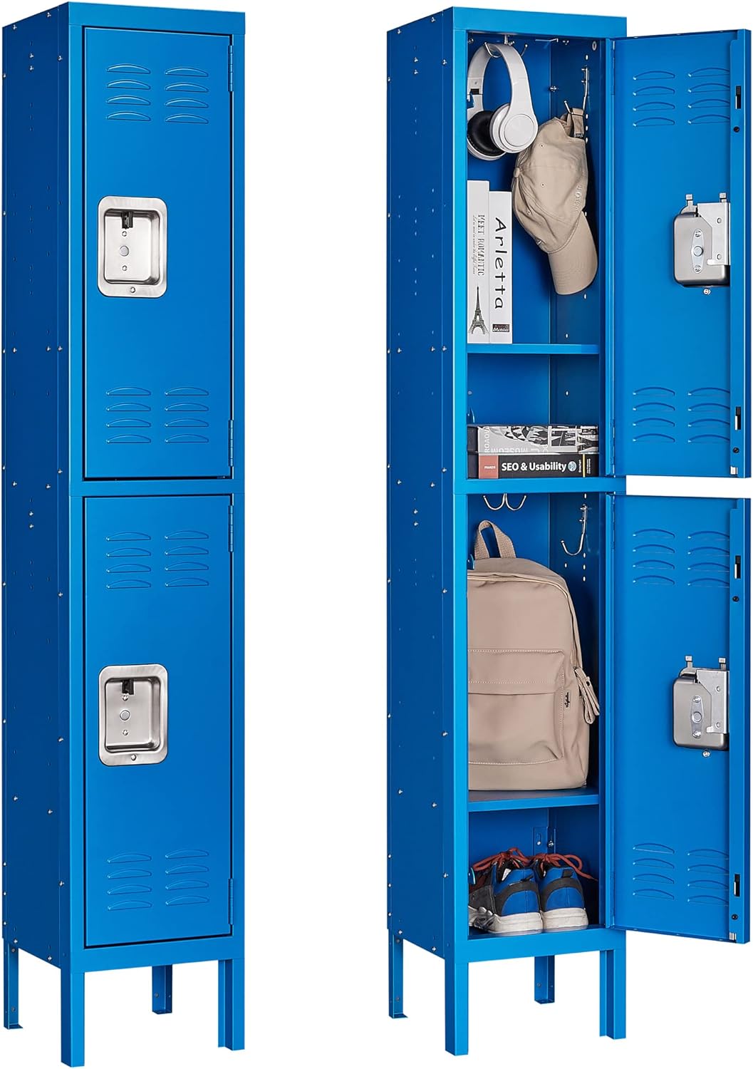 Letaya Metal Storage Lockers with Lock Door for Home and Office
