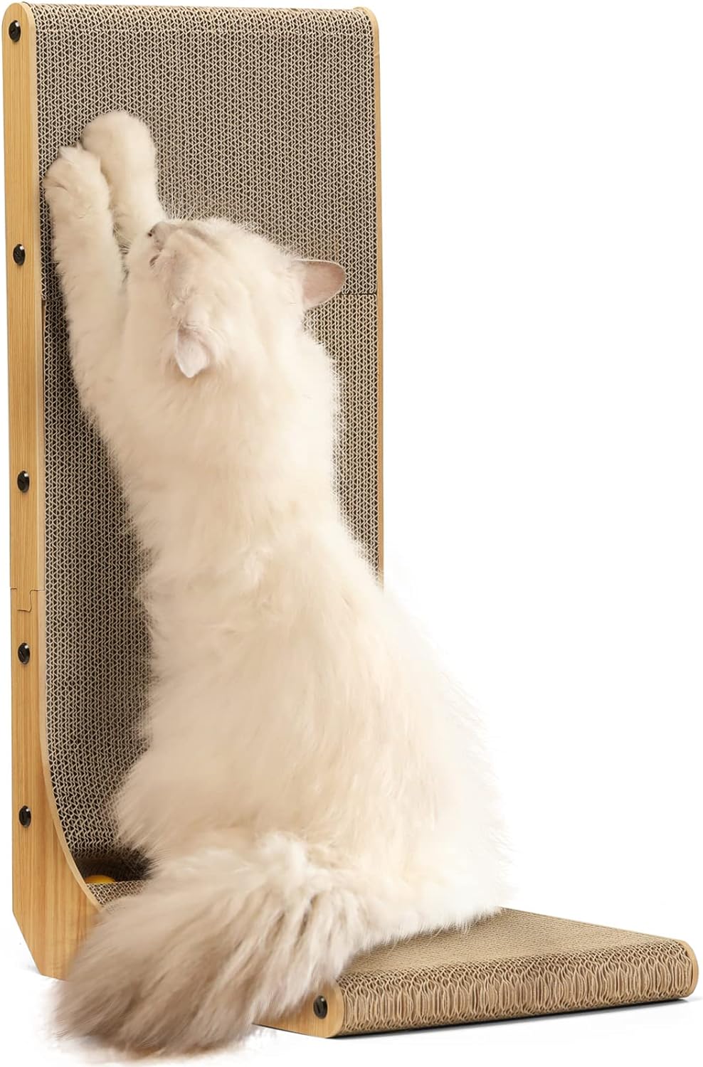 FUKUMARU 26.8 L Shape Wall Mounted Cat Scratcher