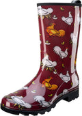 HISEA Women's Rain Boots Waterproof Mid Calf Garden Boots - Dry feet