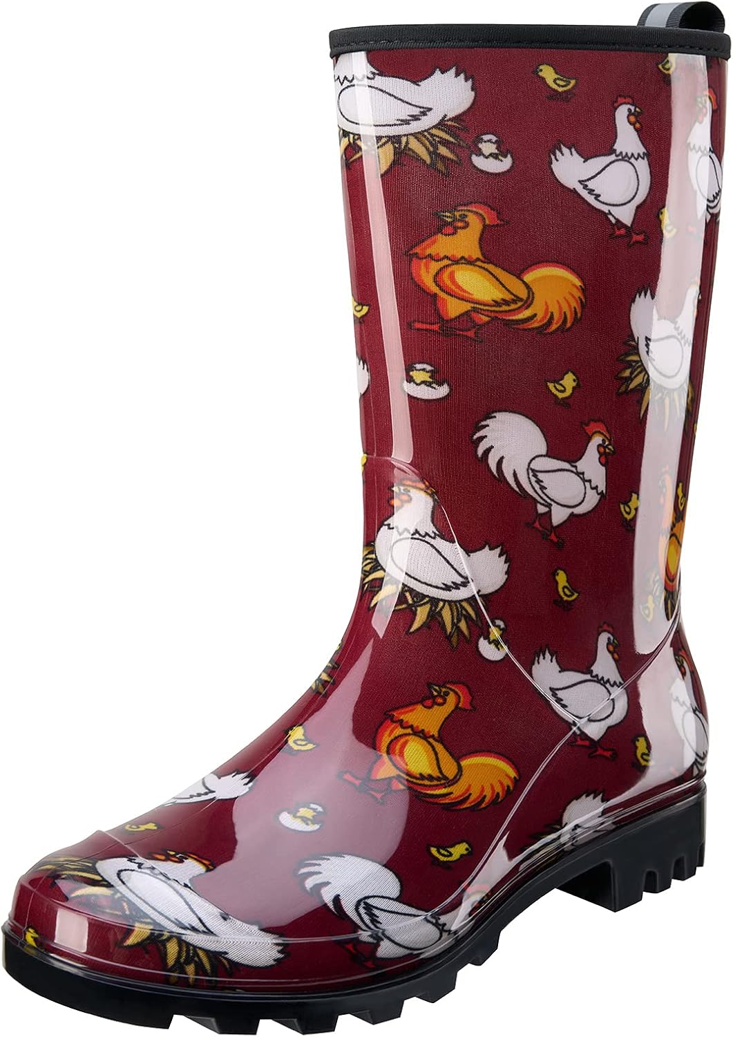HISEA Women's Rain Boots Waterproof Mid Calf Garden Boots Review
