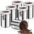 Lallisa Stainless Steel Kitchen Canisters for Food Storage