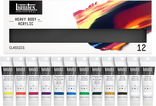 Liquitex Professional Heavy Body Acrylic Paint Set for Artists