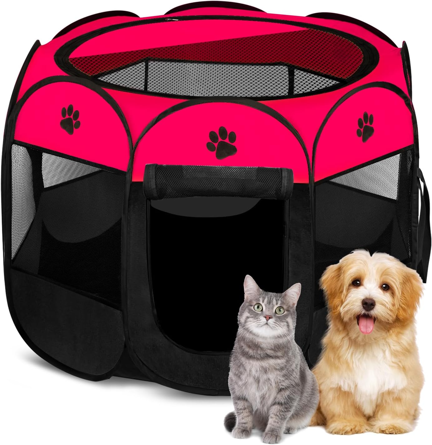 Pet Dog Puppy Playpen Tent Crate for Indoor Outdoor Use