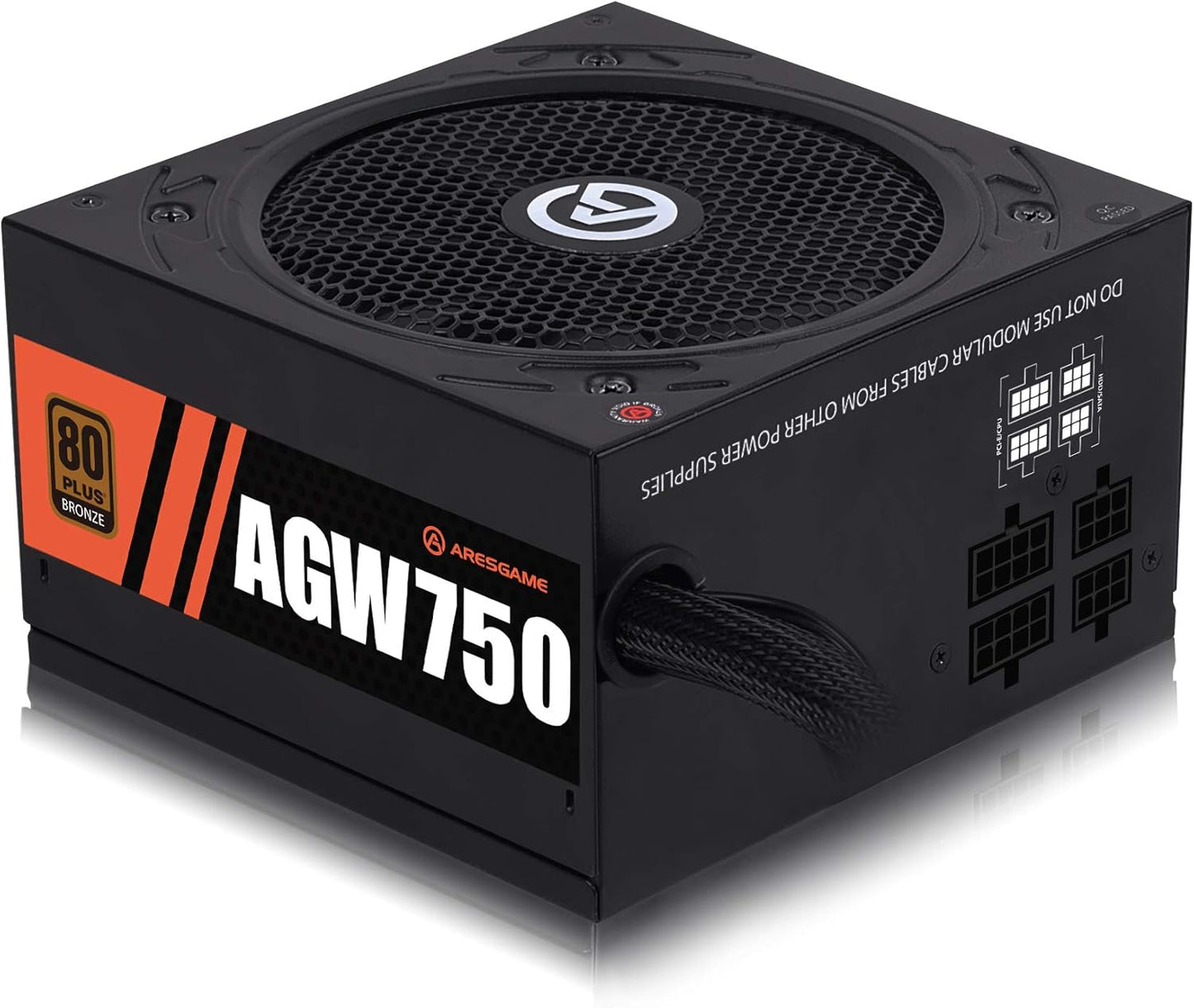 Power Supply 750W 80+ Bronze Certified Semi Modular ATX PSU