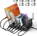 Charging Station for Multiple Devices 75W 6 Port Multi USB C Fast