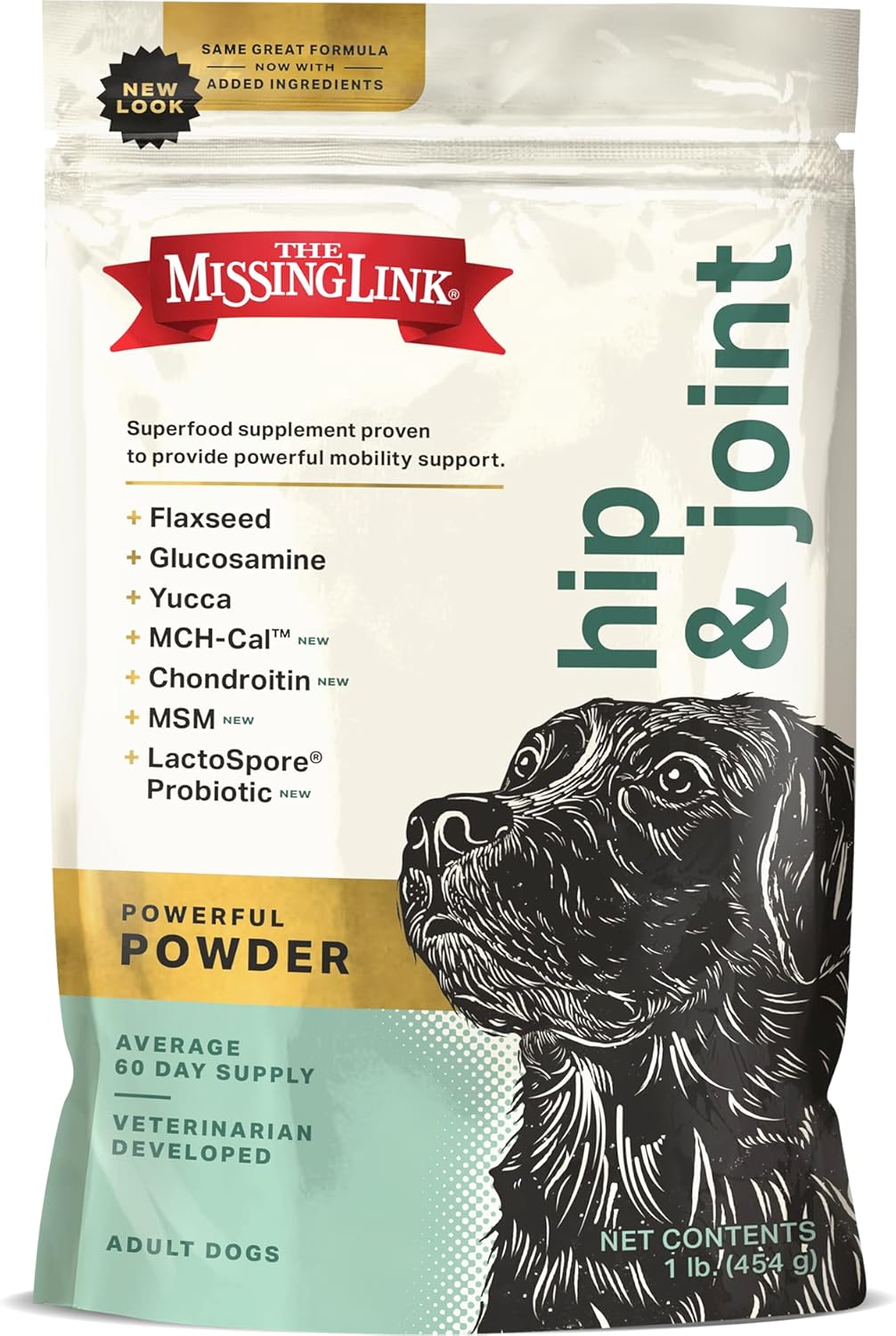 The Missing Link Hip & Joint Probiotics Supplement for Dogs