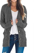 Cable Knit Open Front Cardigan Sweater - Cozy Fall Layer