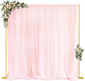 10FT x 10FT Backdrop Stand Heavy Duty with Base - Adjustable Gold