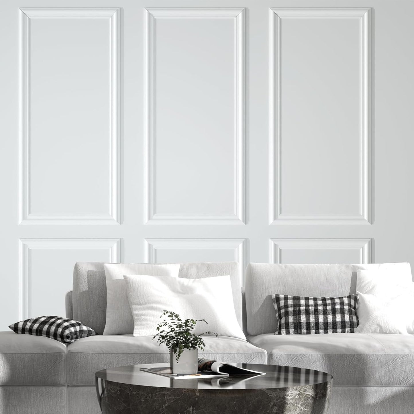 NeatiEase Peel and Stick Wall Molding Kit for Elegant Decor