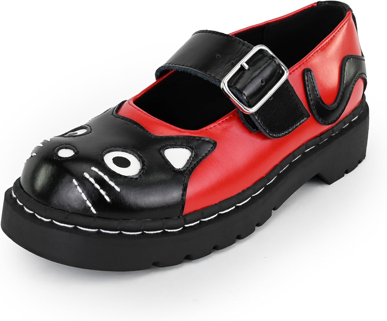 Kitty Cat Mary Jane Shoes for Women with Playful Design